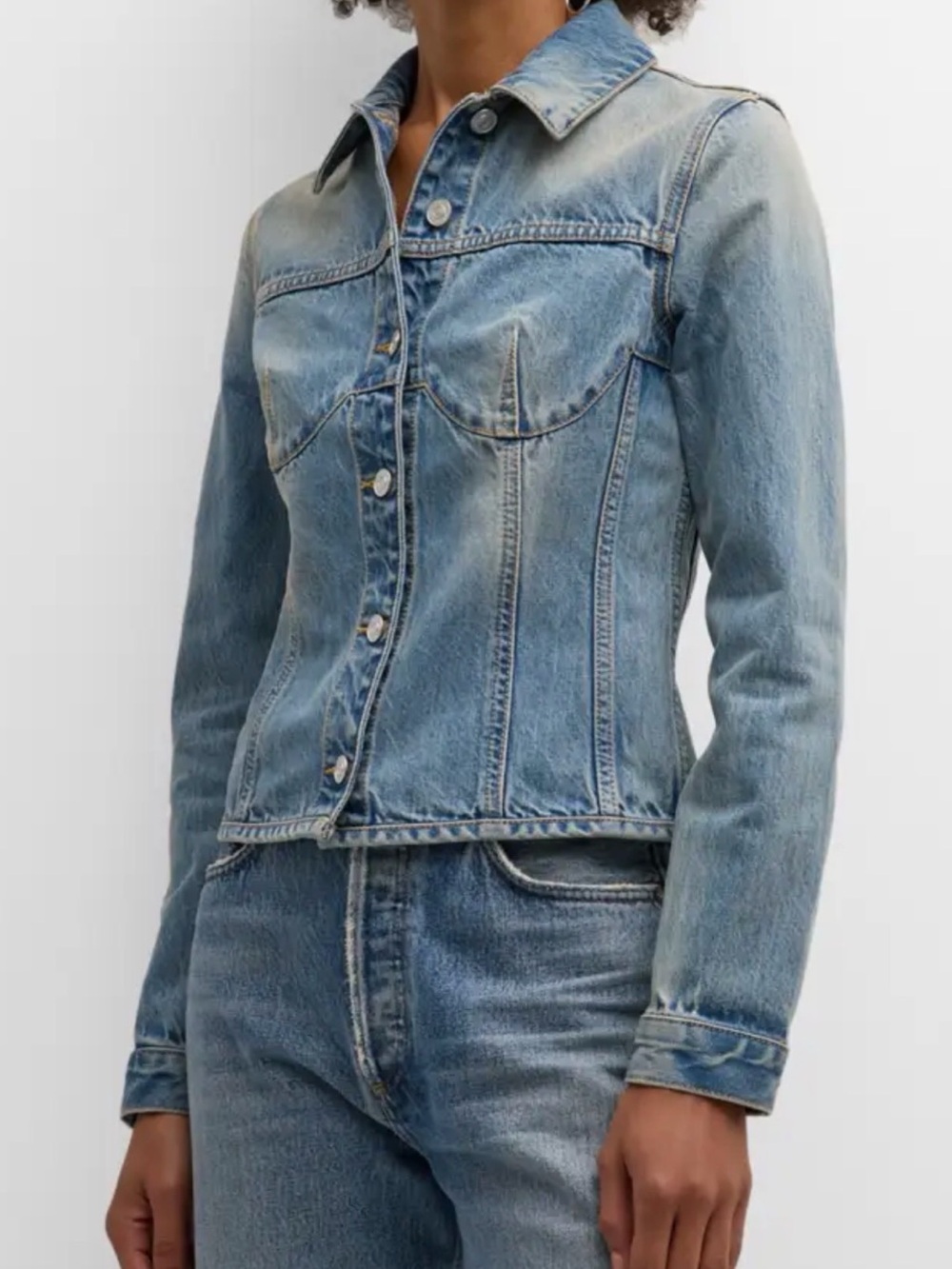 Givenchy Denim Jacket with Corset Detail 🖤🖤🖤